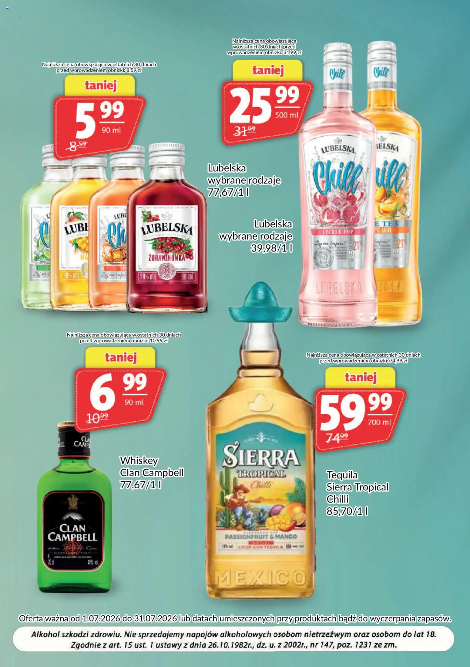 Prim Market gazetka - Oferta alkoholowa od 01.07.2026 | Strona: 3 | Produkty: Mango, Tequila, Alkohol