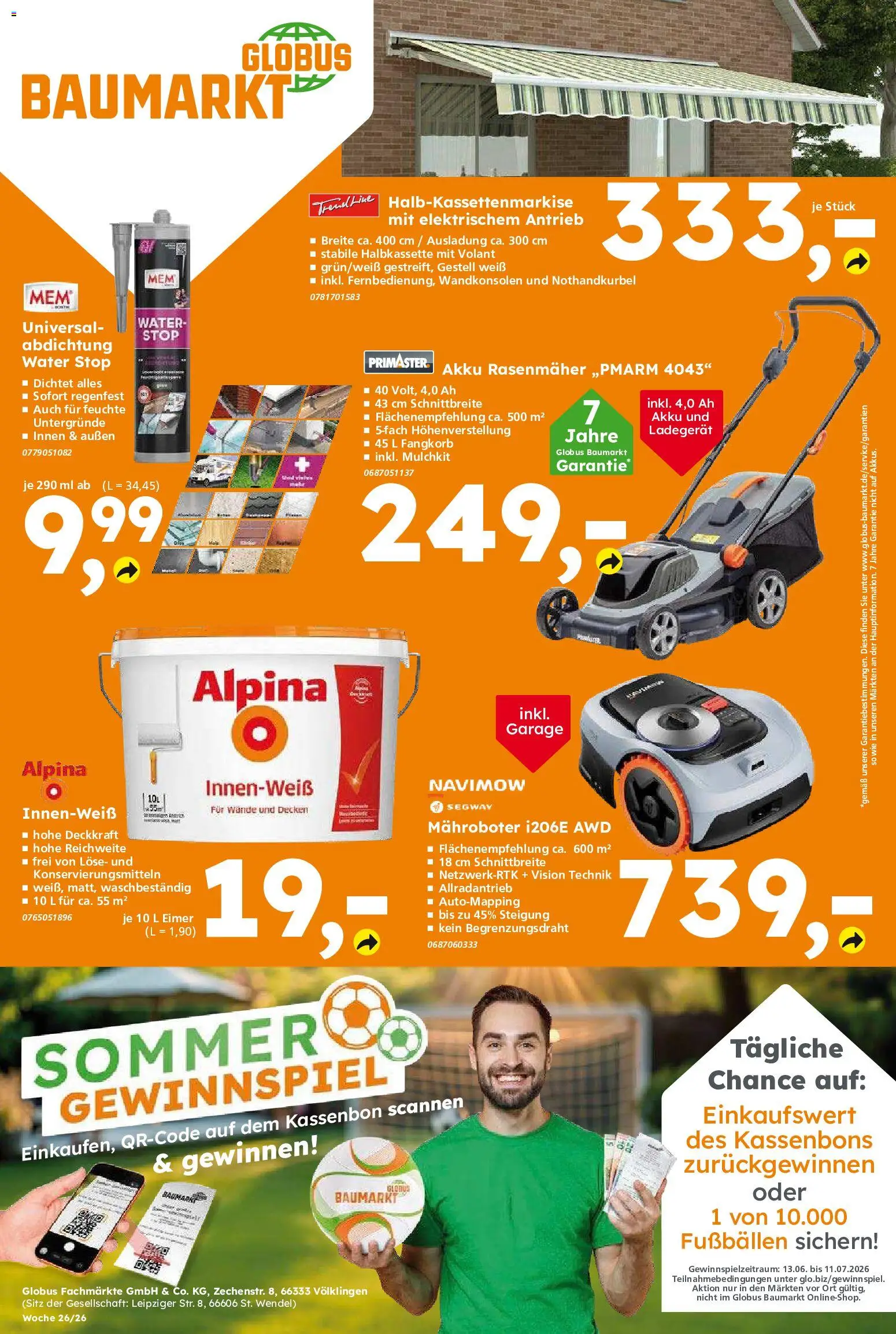 Globus Baumarkt Prospekt – gültig ab 22.06.2026 | Seite: 12