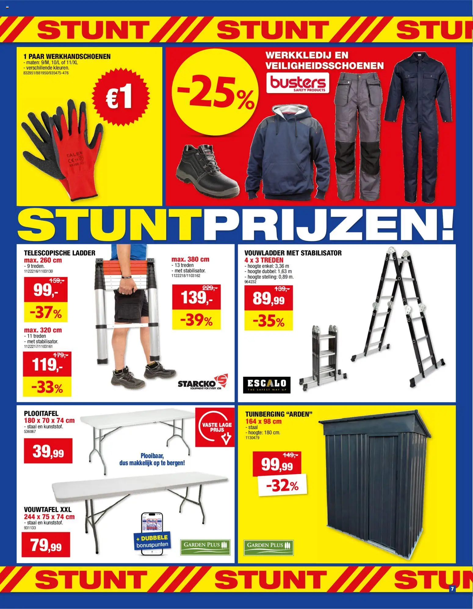 {H1} | Pagina: 6 | Producten: Tuinberging, Ladder