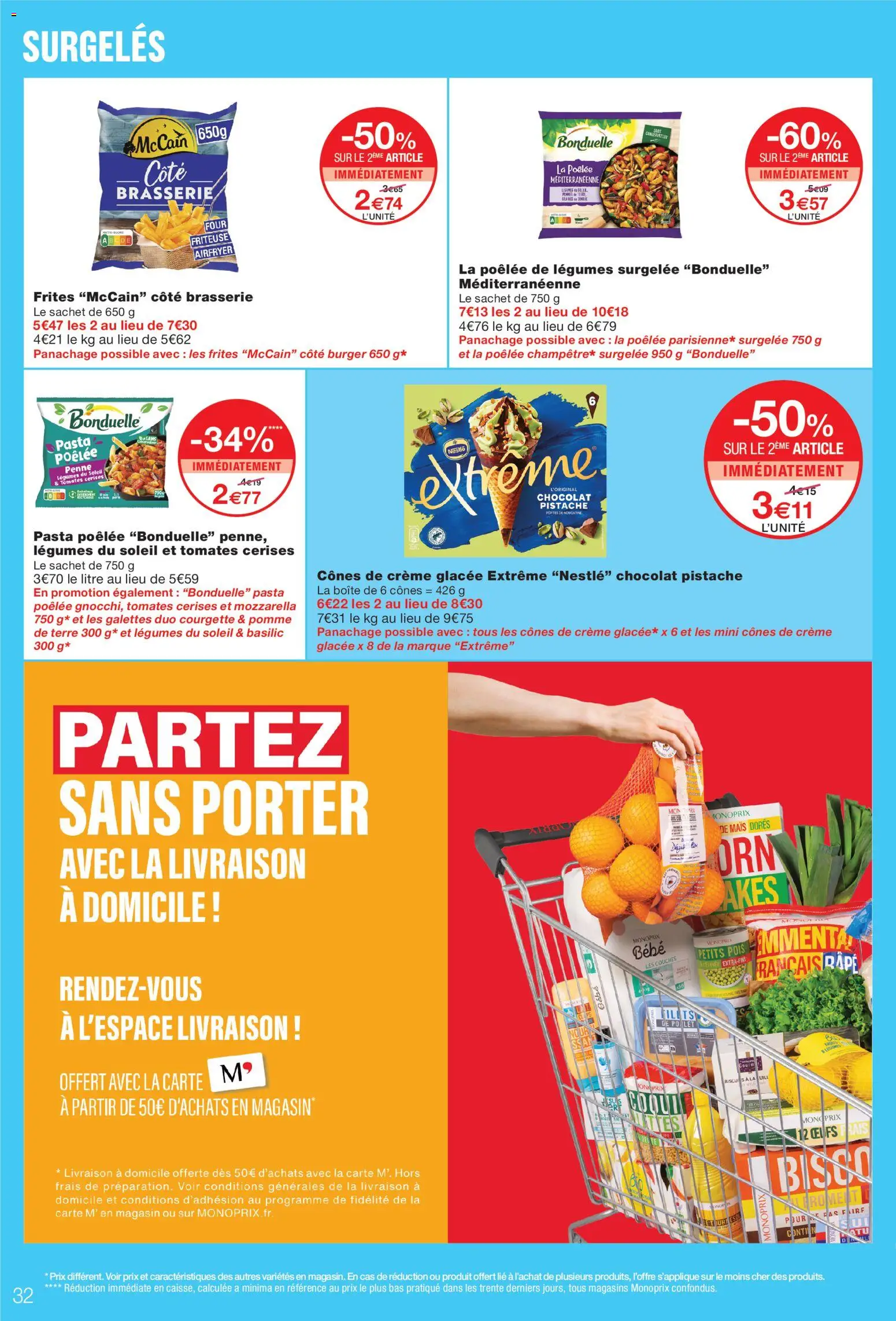 {H1} | Page: 32 | Produits: Pomme, Friteuse, Frites, Mais