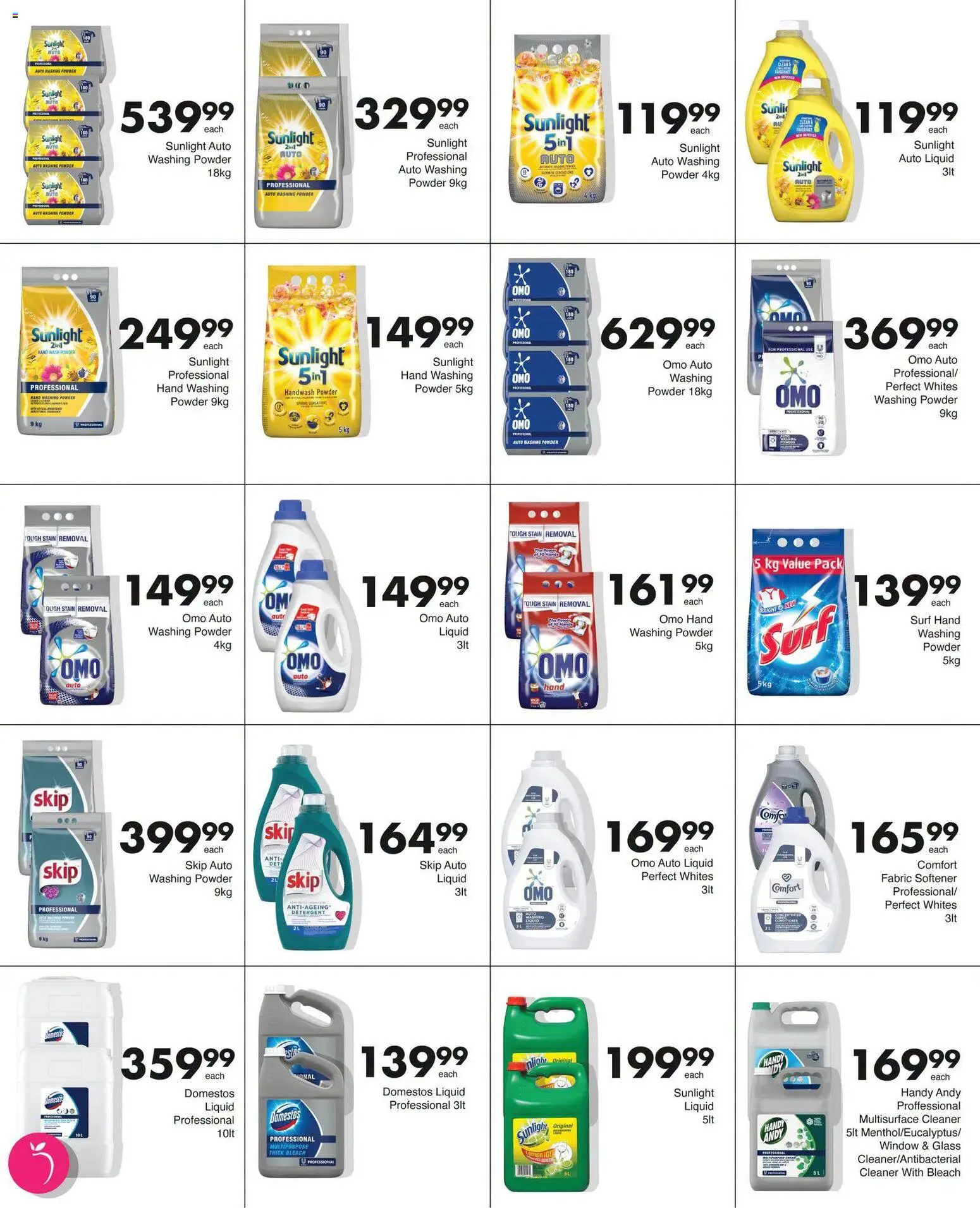 New Save catalogue – valid from 08/07/2026 | Page: 24 | Products: Handwash, Bleach, Powder, Washing powder