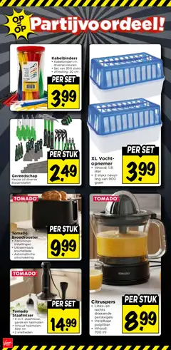 Vomar folder - Voorbeeld van een folder van Vomar, geldig van 24-10-2026 | Pagina: 43 | Producten: Broodrooster, Gereedschap