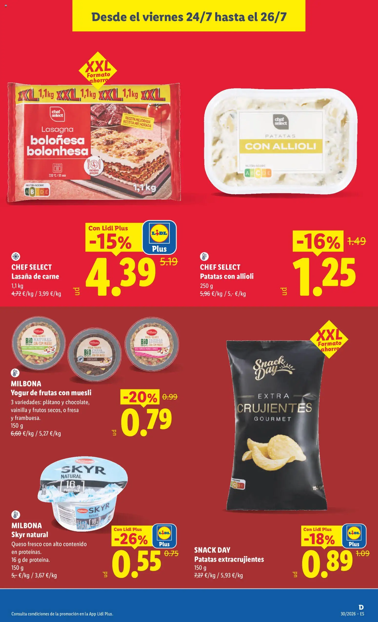 Lidl folleto │ válido desde el 20/07/2026 | Página: 31 | Productos: Queso fresco, Vainilla, Patatas, Carne