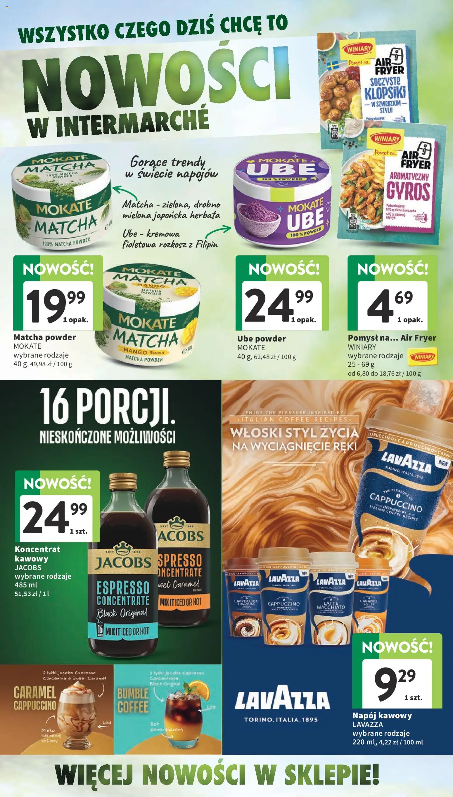 Intermarche gazetka od 13.08.2026 | Strona: 34 | Produkty: Mango, Lavazza, Napój kawowy, Herbata