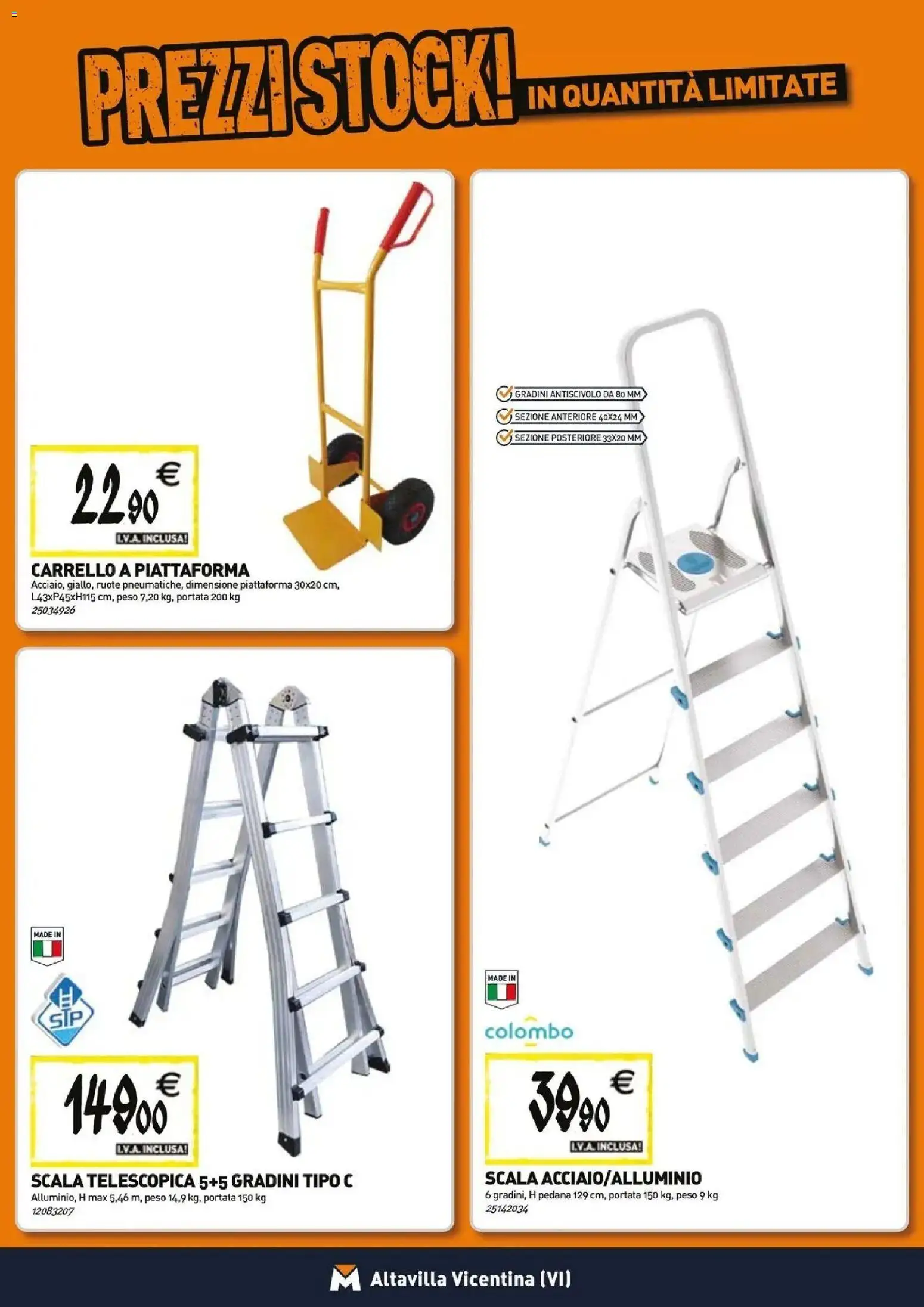 Nuovo TECNOMAT catalogo Altavilla Vicentina dal 29/10/2026 > offerte anteprima 🛍️ | Pagina: 16 | Prodotti: Carrello, Scala