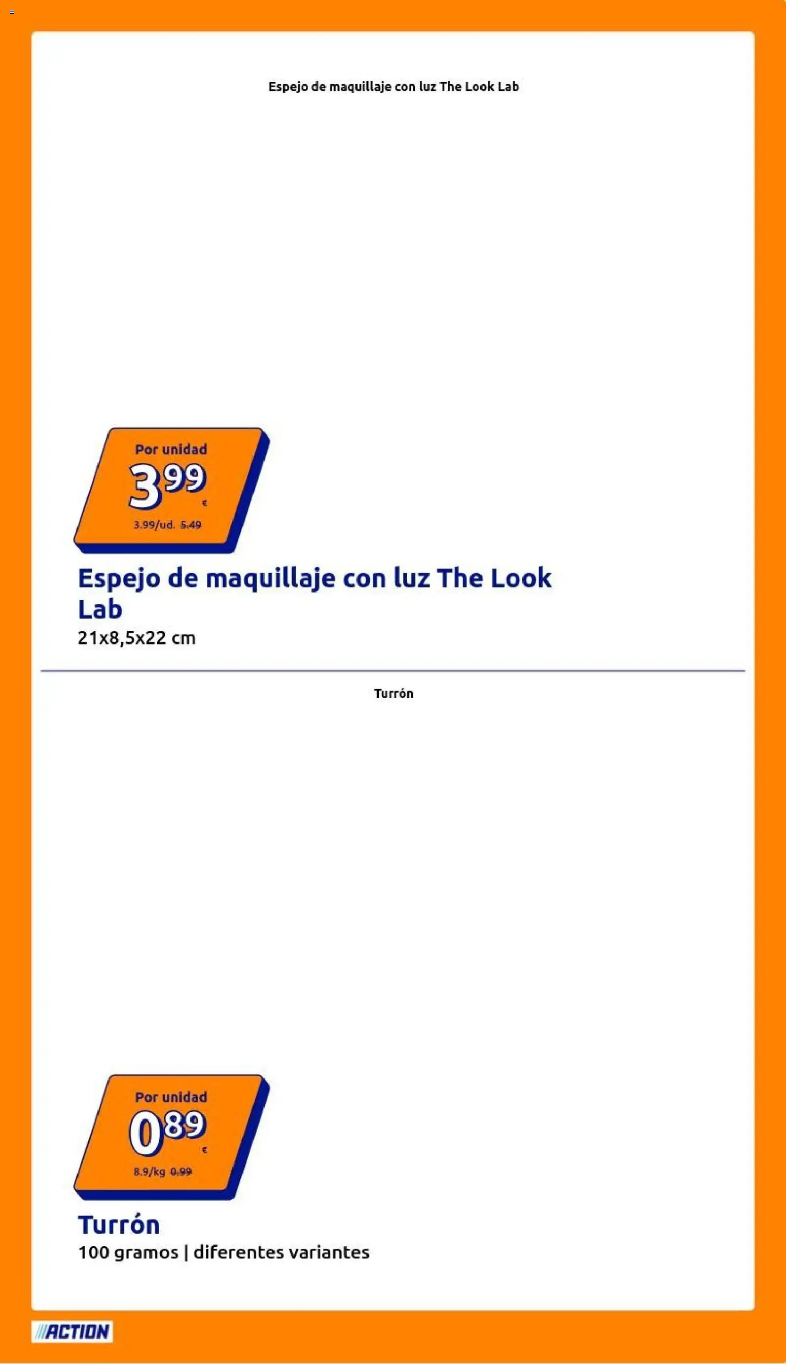 Action folleto │ válido desde el 12/08/2026 | Página: 19 | Productos: Maquillaje, Espejo