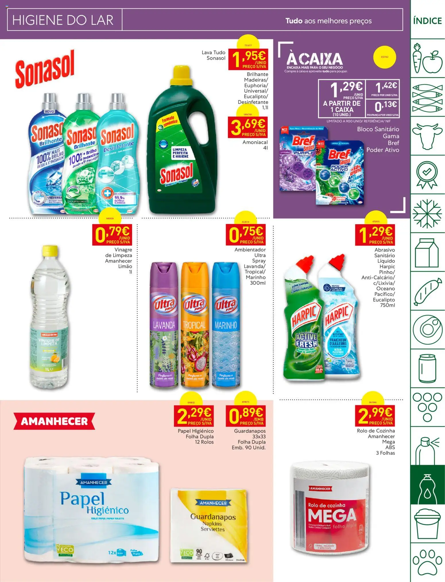 Recheio folheto Madeira │ válido de 15/09/2026 | Página: 37 | Produtos: Vinagre, Papel higiénico, Guardanapos, Bloco sanitário