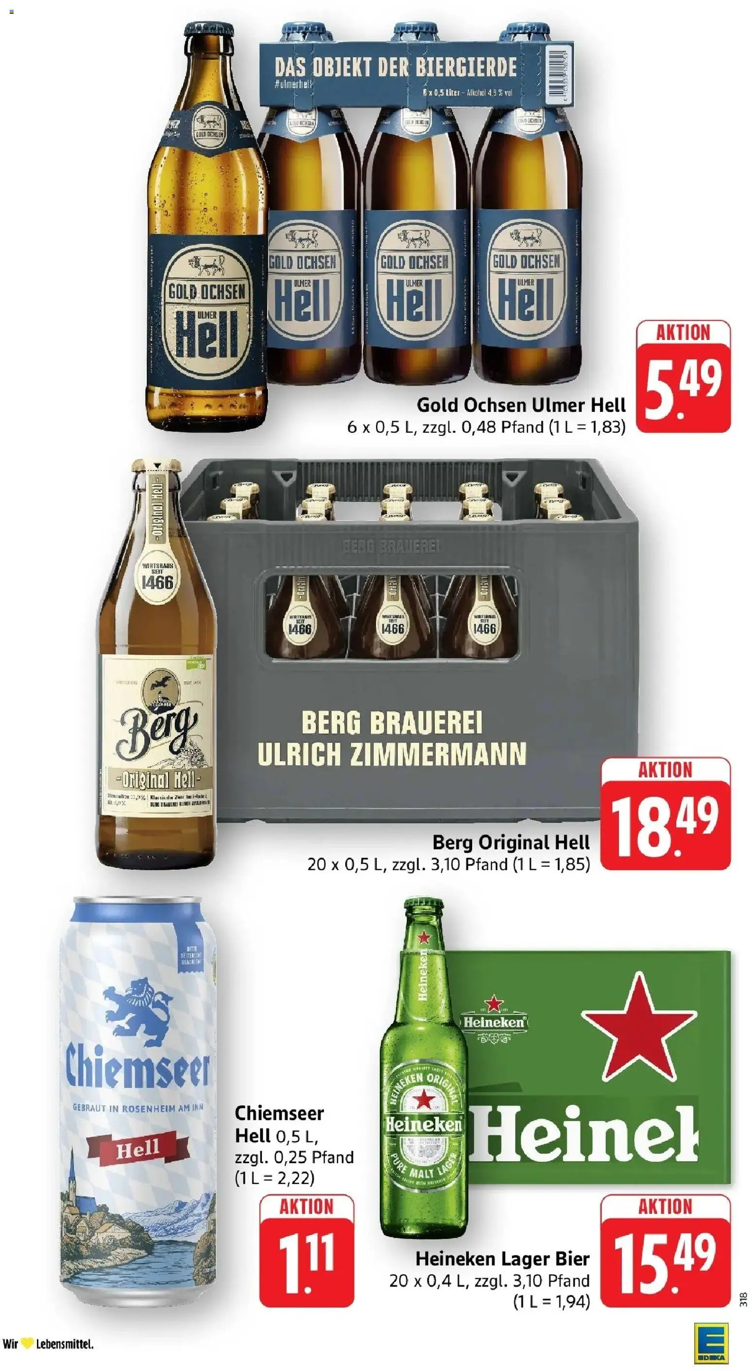 E center Prospekt Laupheim – gültig ab 17.05.2026 | Seite: 40 | Produkte: Bier, Heineken