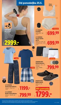 [3] ESMARA Grudnjak, Veličine: 85C - 95D - pregled Lidl kataloga - važi od 21.05.2026 | Strana: 93