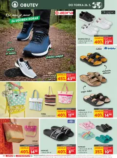 Spar katalog akcije – veljaven od 13.05.2026 | Stran: 38 | Izdelki: Torba, Cevlji, Natikaci