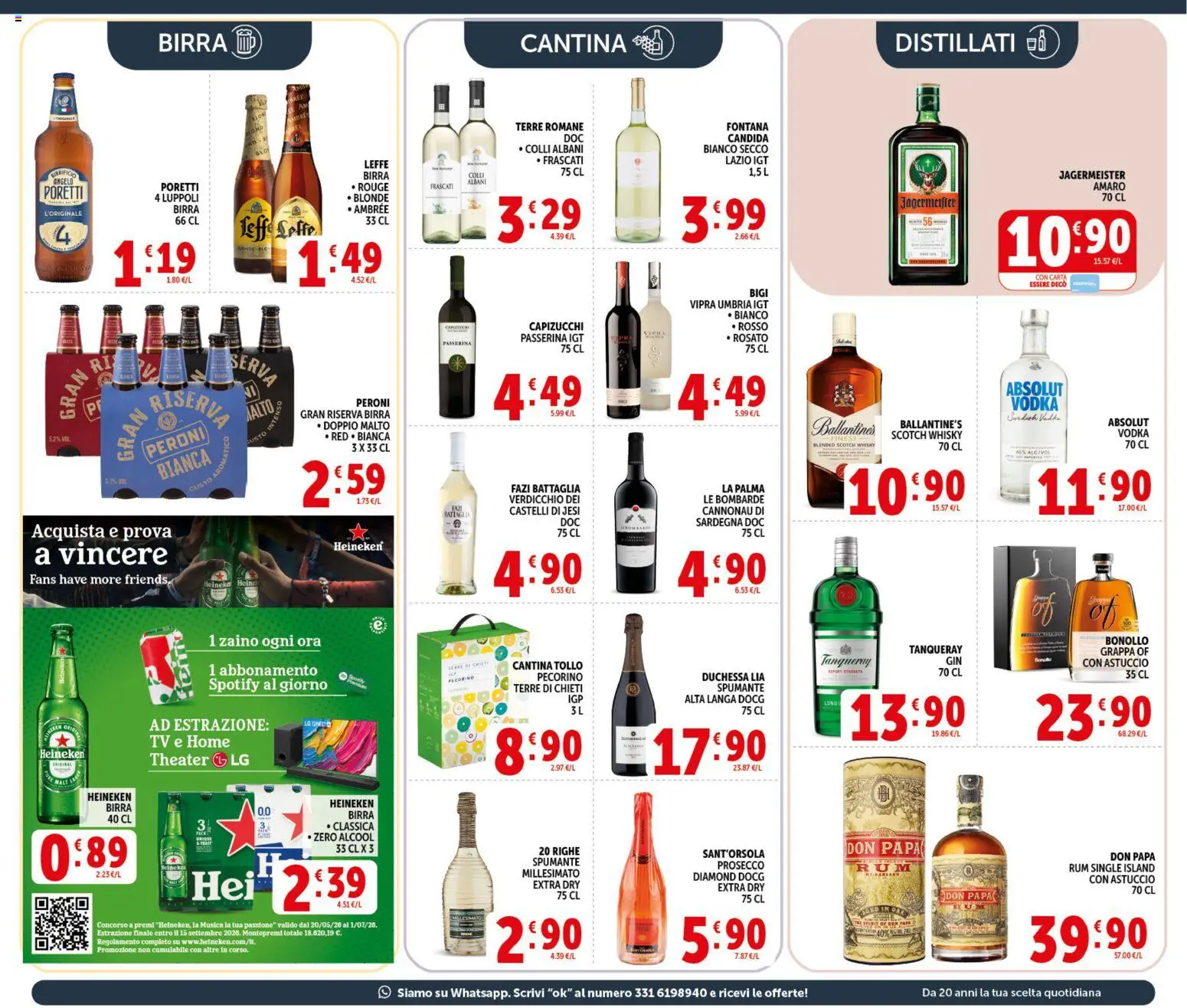 Volantino Decò del 20.05.2026 | Pagina: 17 | Prodotti: Vodka, Zaino, Rum, Spumante