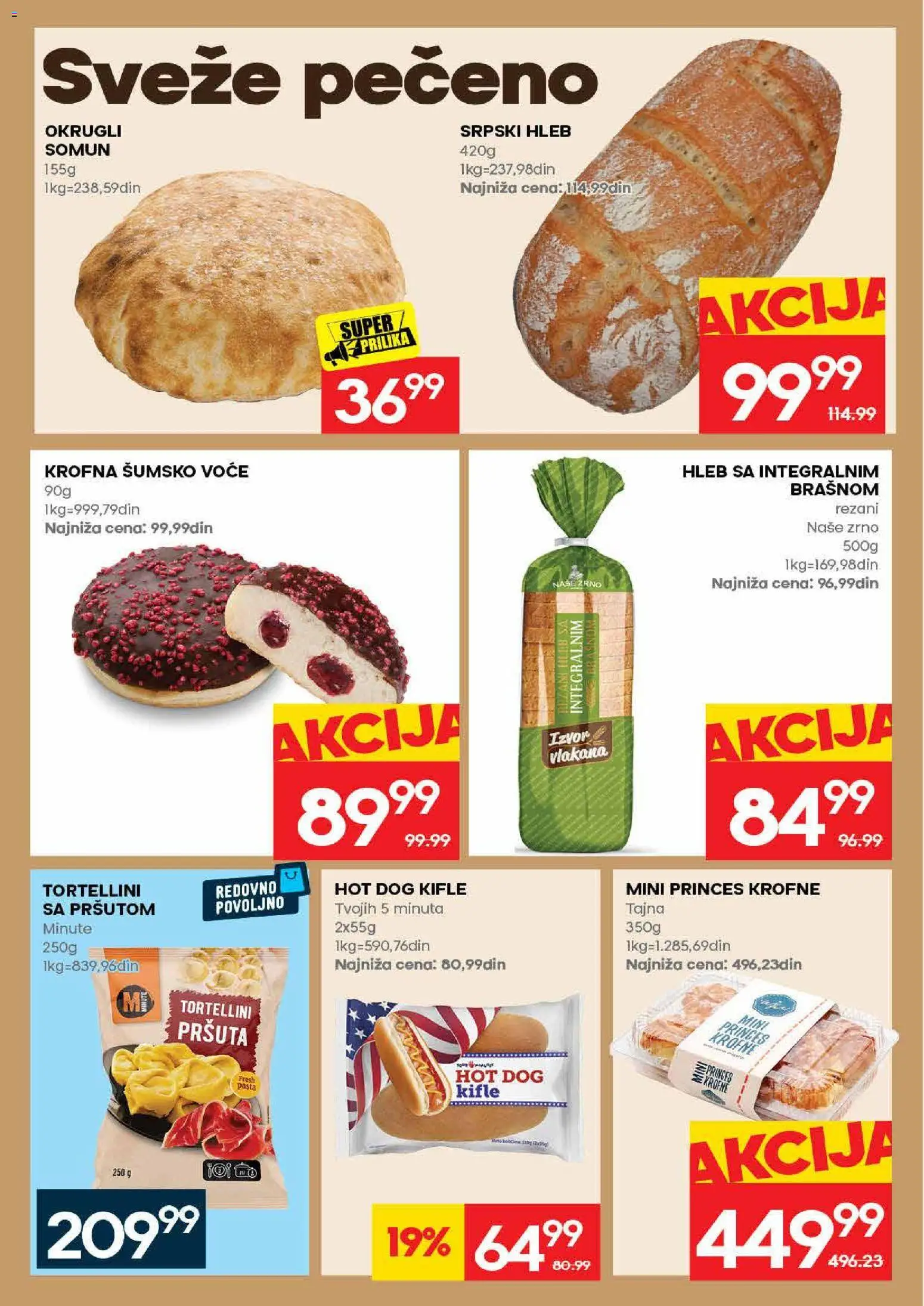 Mercator katalog - važi od 04.06.2026 | Strana: 14 | Proizvode: Somun, Hleb, Hot dog