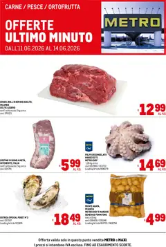 Anteprima del volantino Metro volantino Offerte freschissimi valido a partire dal 11.06.2026
