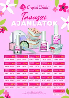 Crystal Nails akciós újság - amely érvényes a következő dátumtól: 21.05.2026