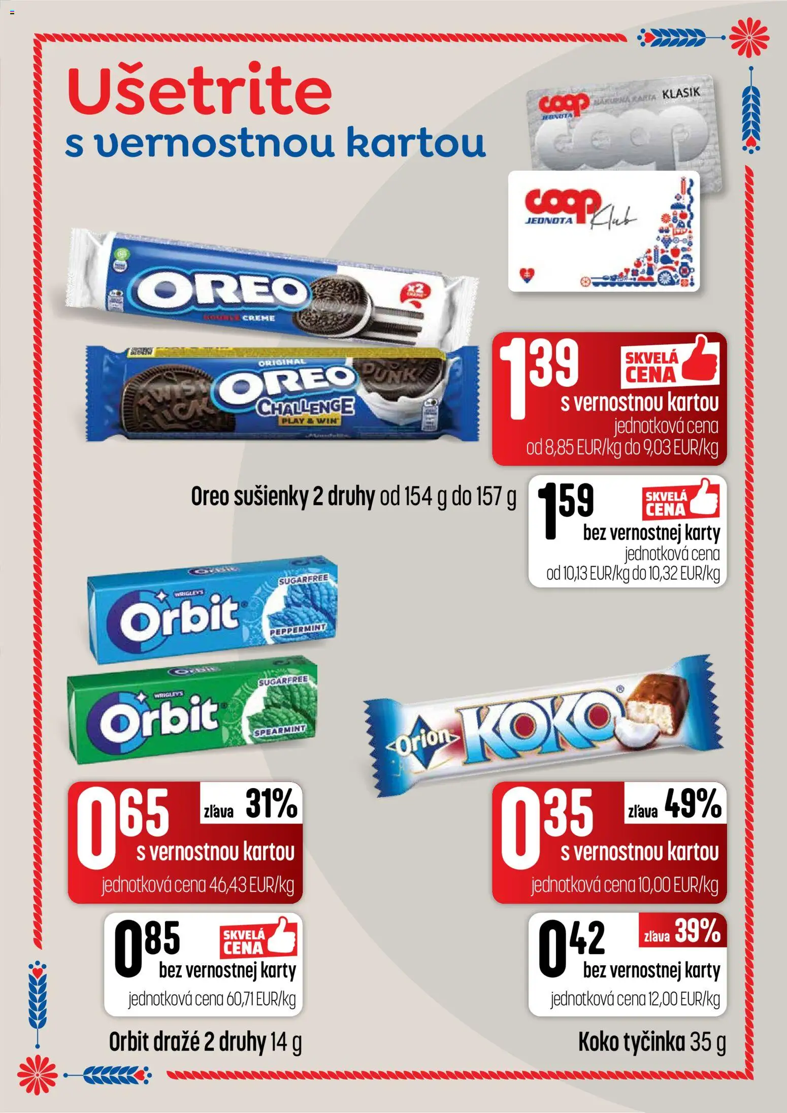 Nové COOP Jednota akcie – leták je platný od 21.05.2026 | Strana: 37