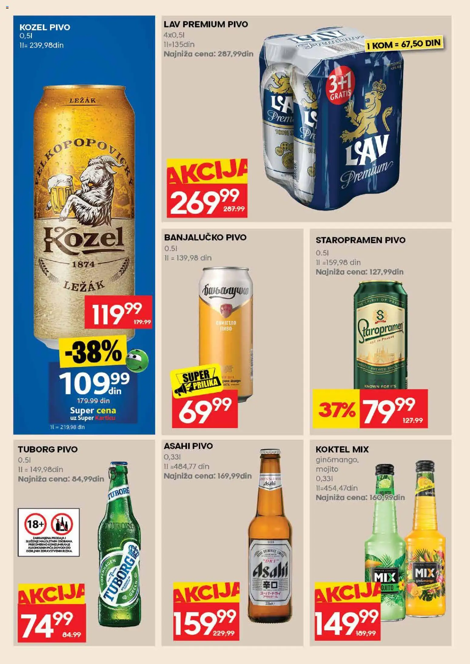 Roda katalog - važi od 04.06.2026 | Strana: 26 | Proizvode: Tuborg, Pica, Pivo