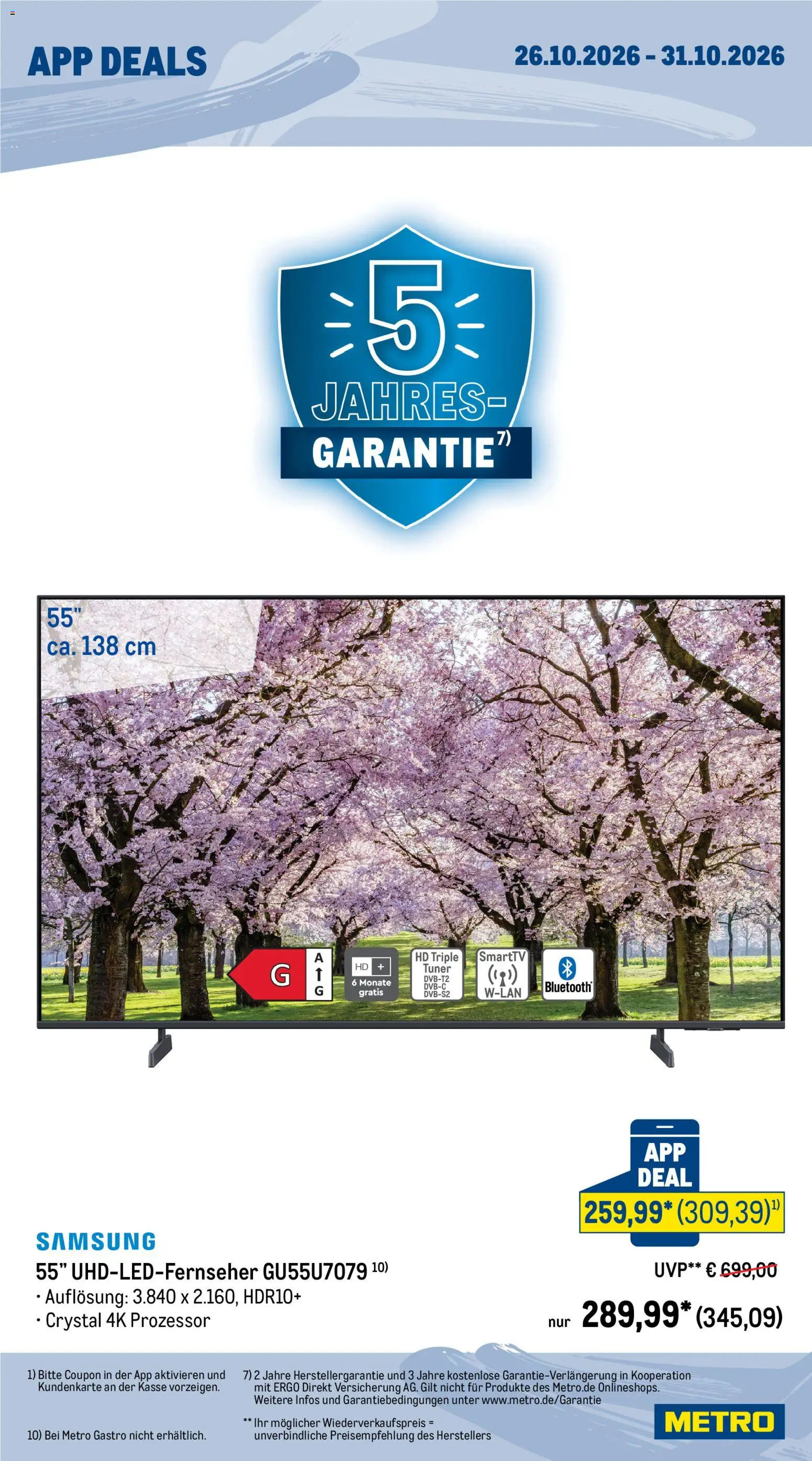Metro App-Deals – gültig ab 26.10.2026 | Seite: 3 | Produkte: Samsung