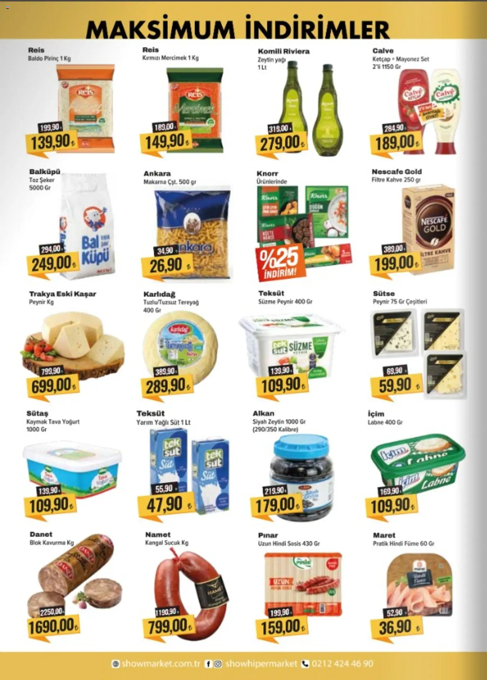 Show Market Katalog - 09 Ekim 2026 tarihinden itibaren geçerlidir | Sayfa: 2 | Ürünler: Süt, Kahve, Ketçap, Sosis