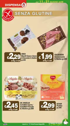 Anteprima del volantino Primo Prezzo volantino valido a partire dal 11.06.2026 | Pagina: 18 | Prodotti: Biscotti, Olio extra vergine, Cacao, Olio di semi di girasole
