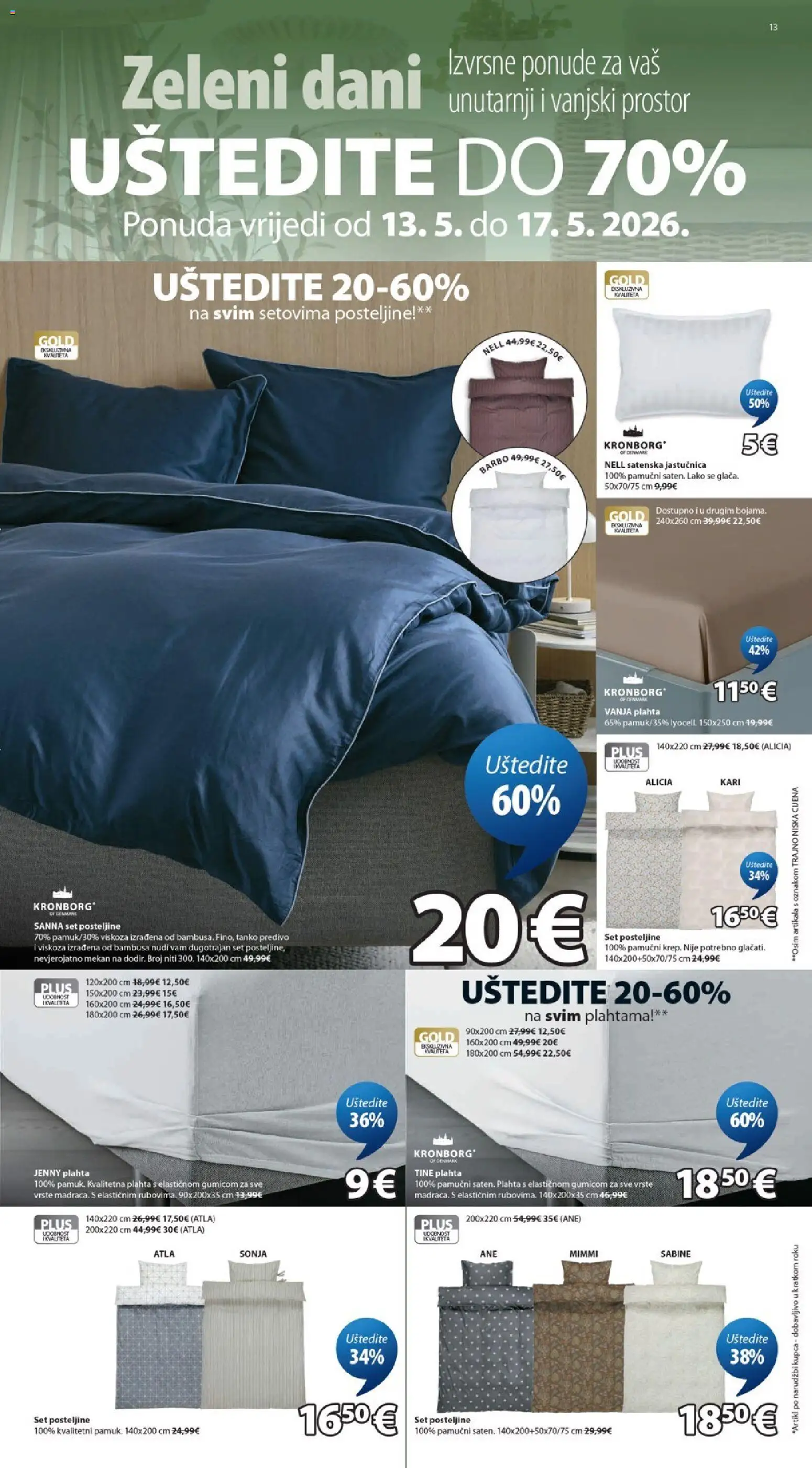 JYSK katalog | vrijedi od 13.05.2026 | Stranica: 13