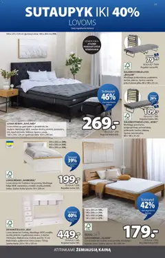 JYSK leidinys galioja nuo 2026.09.08 | Puslapis: 11 | Prekių: Lova