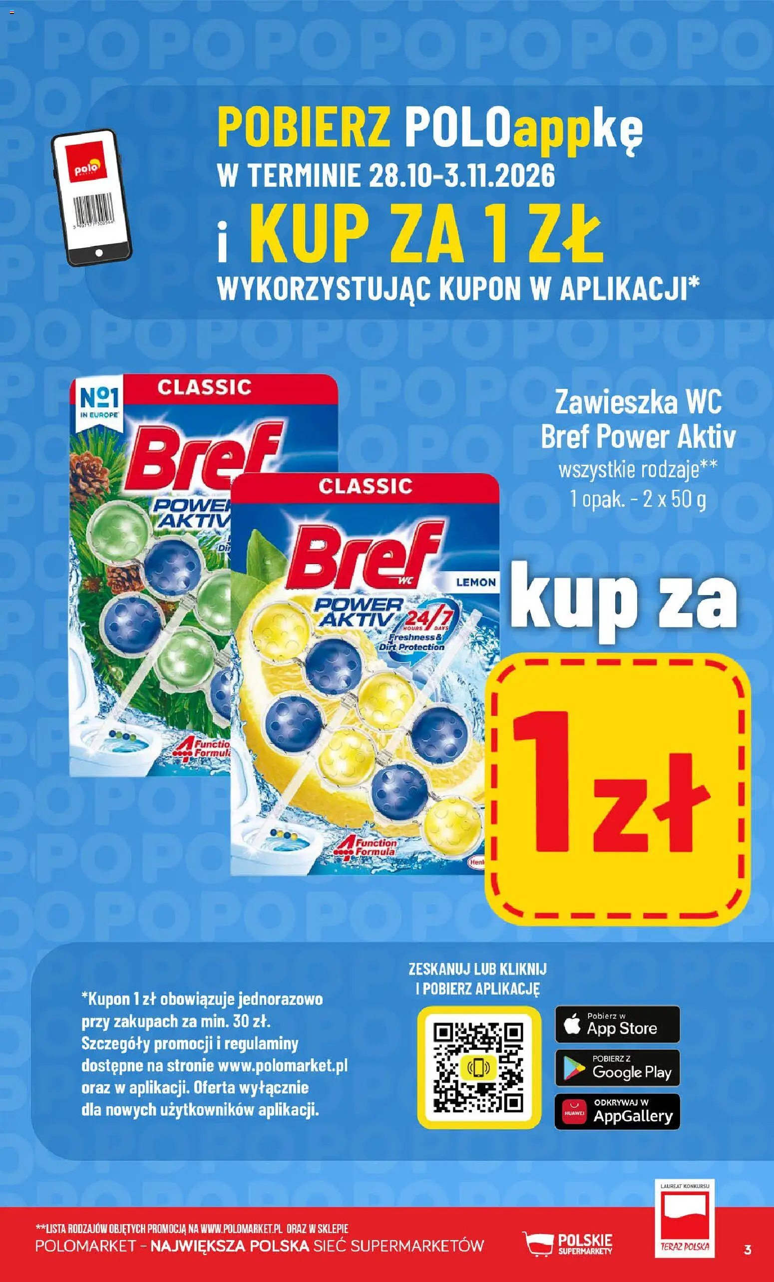 POLOmarket gazetka - Kupuj taniej od 28.10.2026 | Strona: 3
