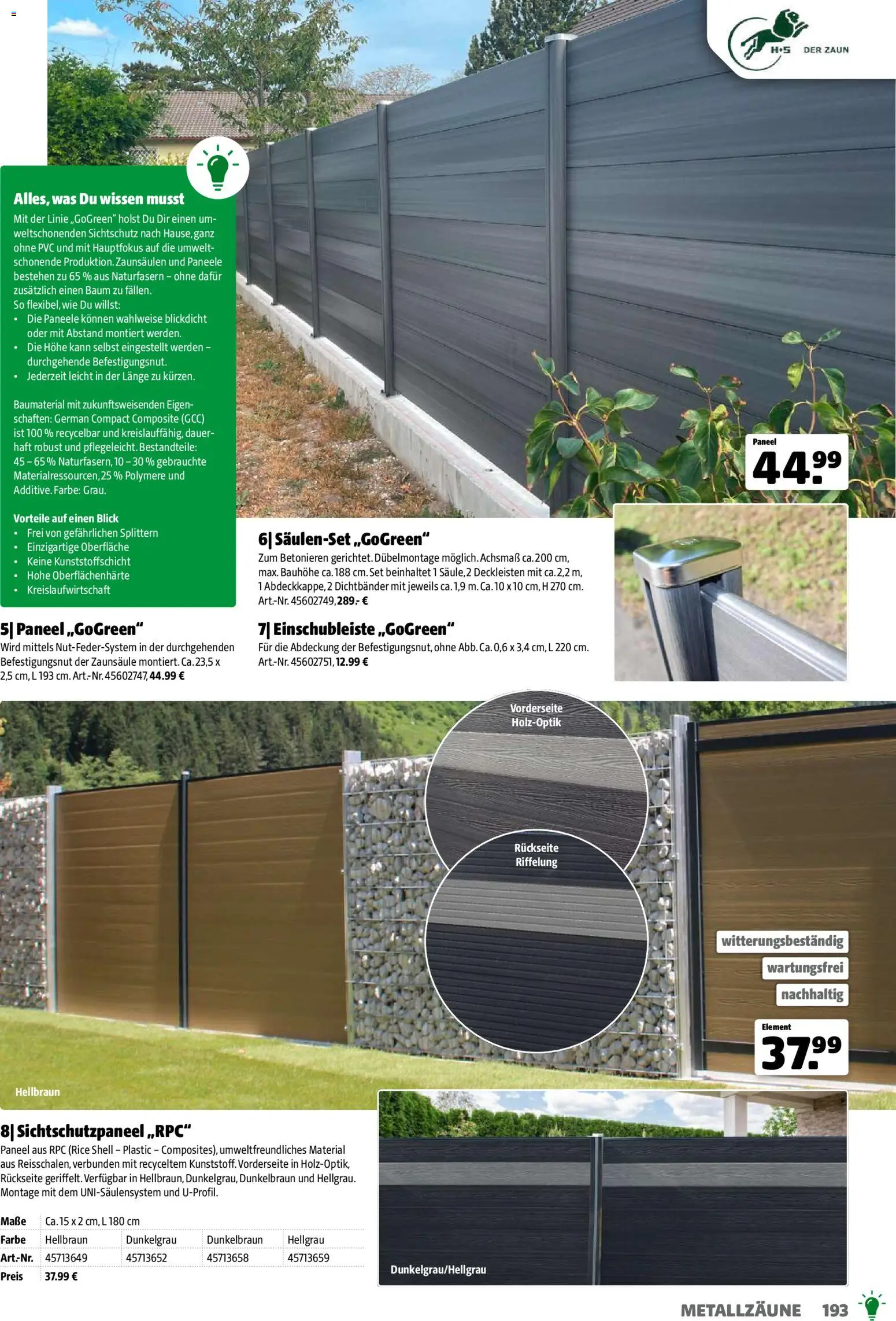 Hagebau Gartenjahr gültig ab 13.03.2026 | Seite: 193