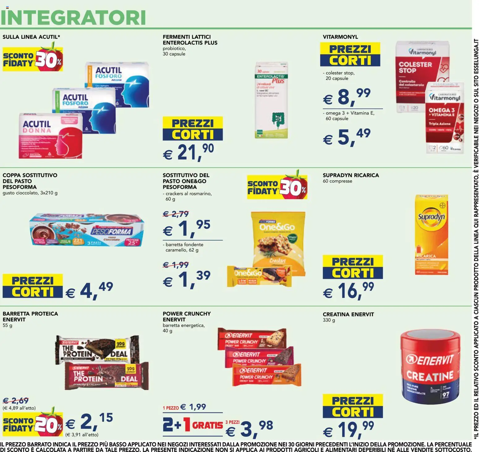 Volantino Esselunga S del 10/09/2026 | Pagina: 19 | Prodotti: Barretta, Omega, Barretta proteica, Omega 3