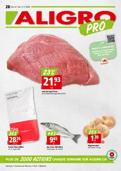 Aligro aktionen Chavannes, Matran, Genève, Sion ab 06.07.2026 gültig
