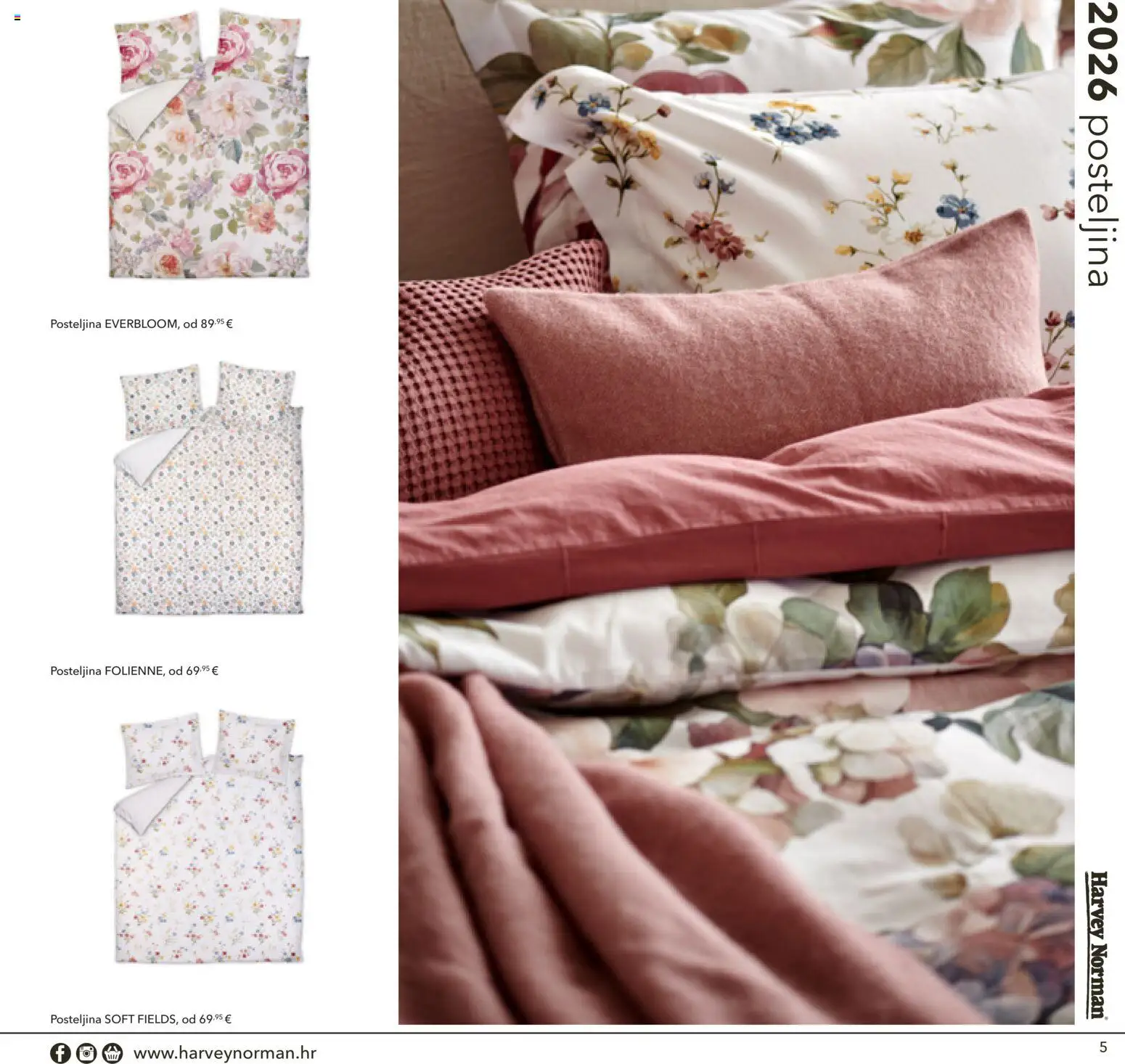 Harvey Norman katalog | vrijedi od 05.06.2026 | Stranica: 5 | Proizvodi: Posteljina