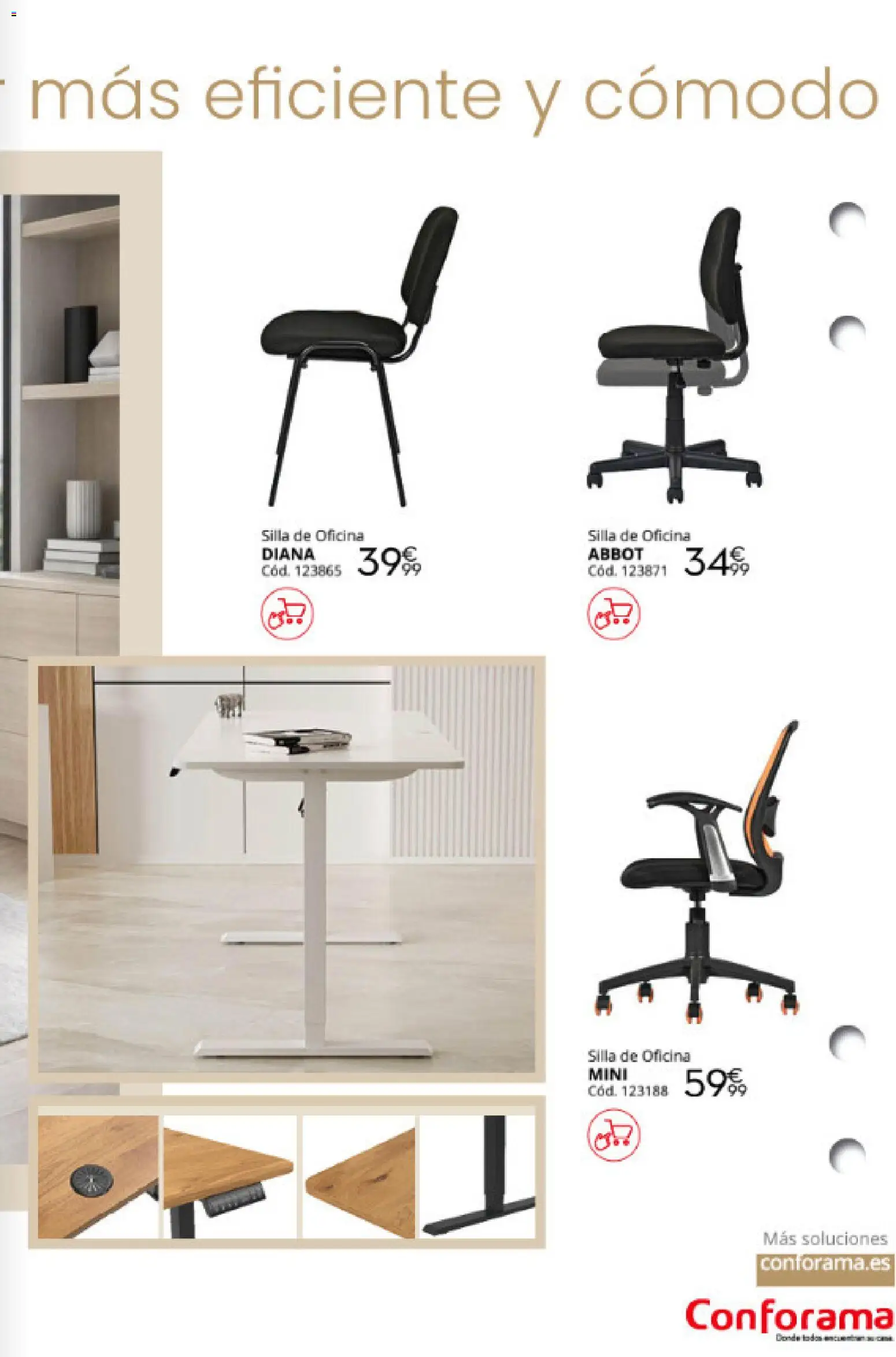 Conforama Despachos for all │ válido desde el 12/08/2026 | Página: 23 | Productos: Silla de oficina, Silla