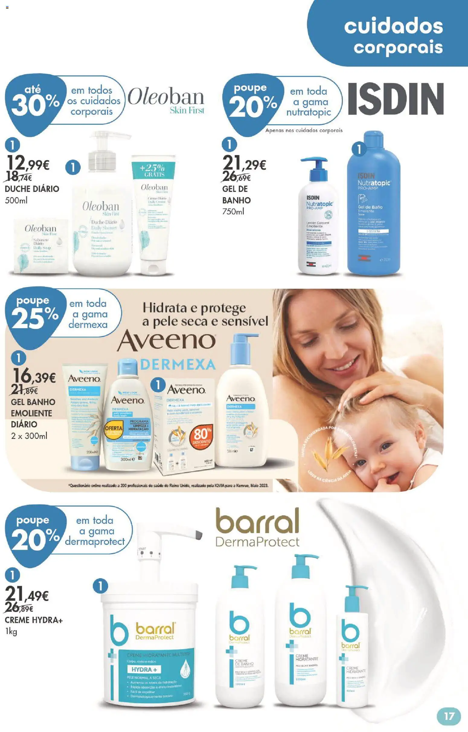 Pingo Doce Bem Estar Verão Lojas │ válido de 02/07/2026 | Página: 17 | Produtos: Aveia, Sabonete, Banho, Creme