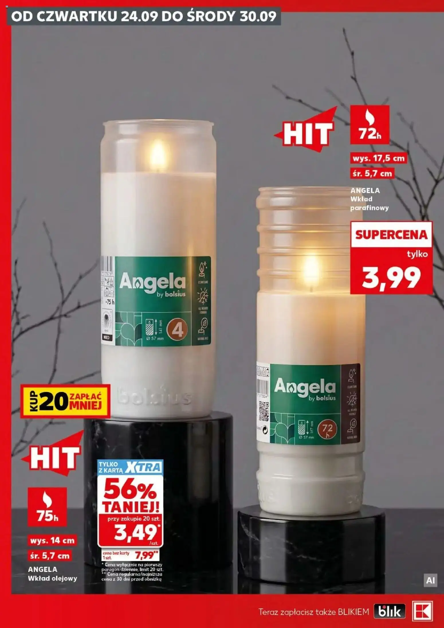 Kaufland gazetka - Znicze od 24.09.2026 - od jutra PDF | Strona: 16 | Produkty: Karta