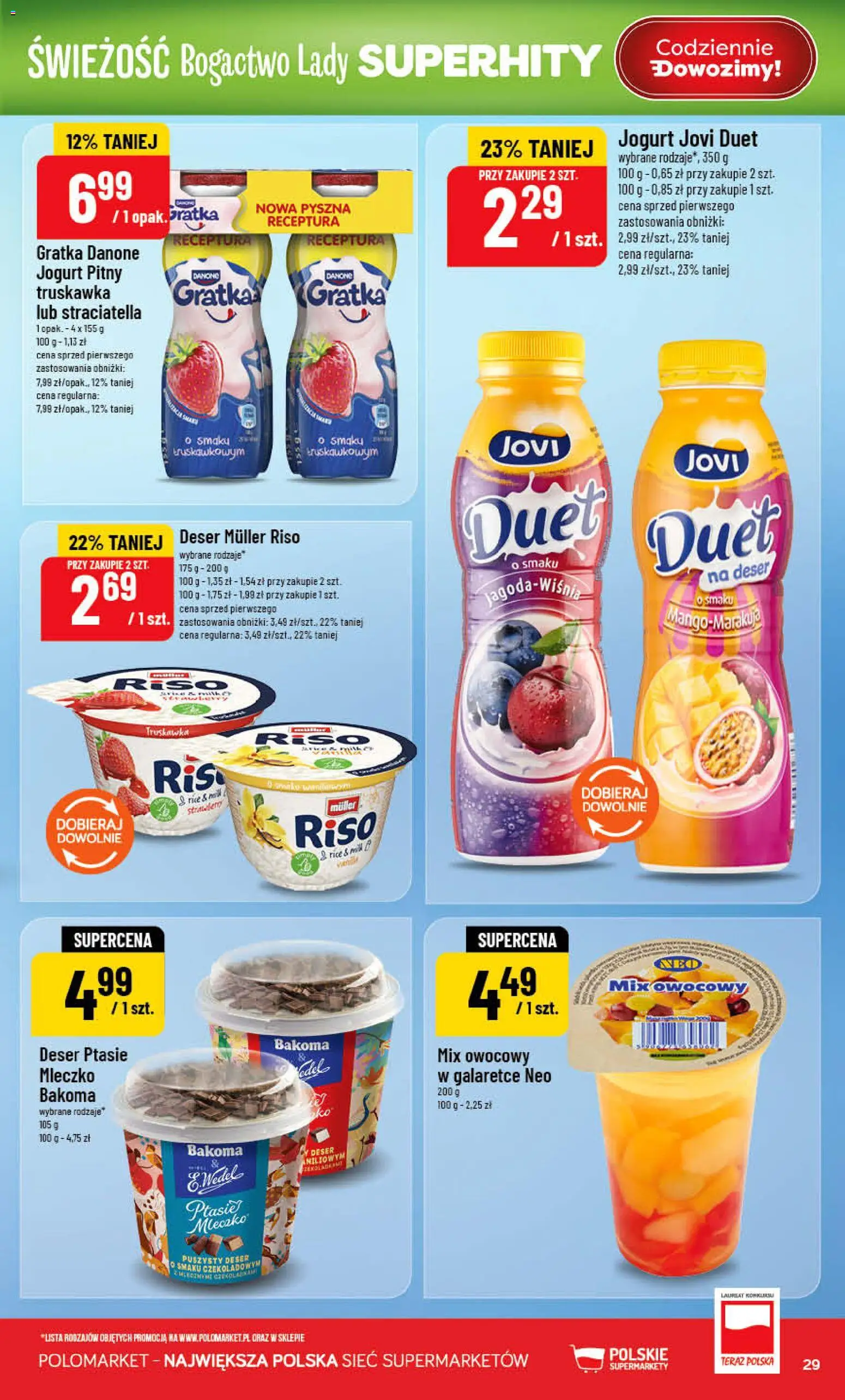 POLOmarket gazetka od 06.05.2026 | Strona: 29 | Produkty: Jogurt pitny, Jogurt