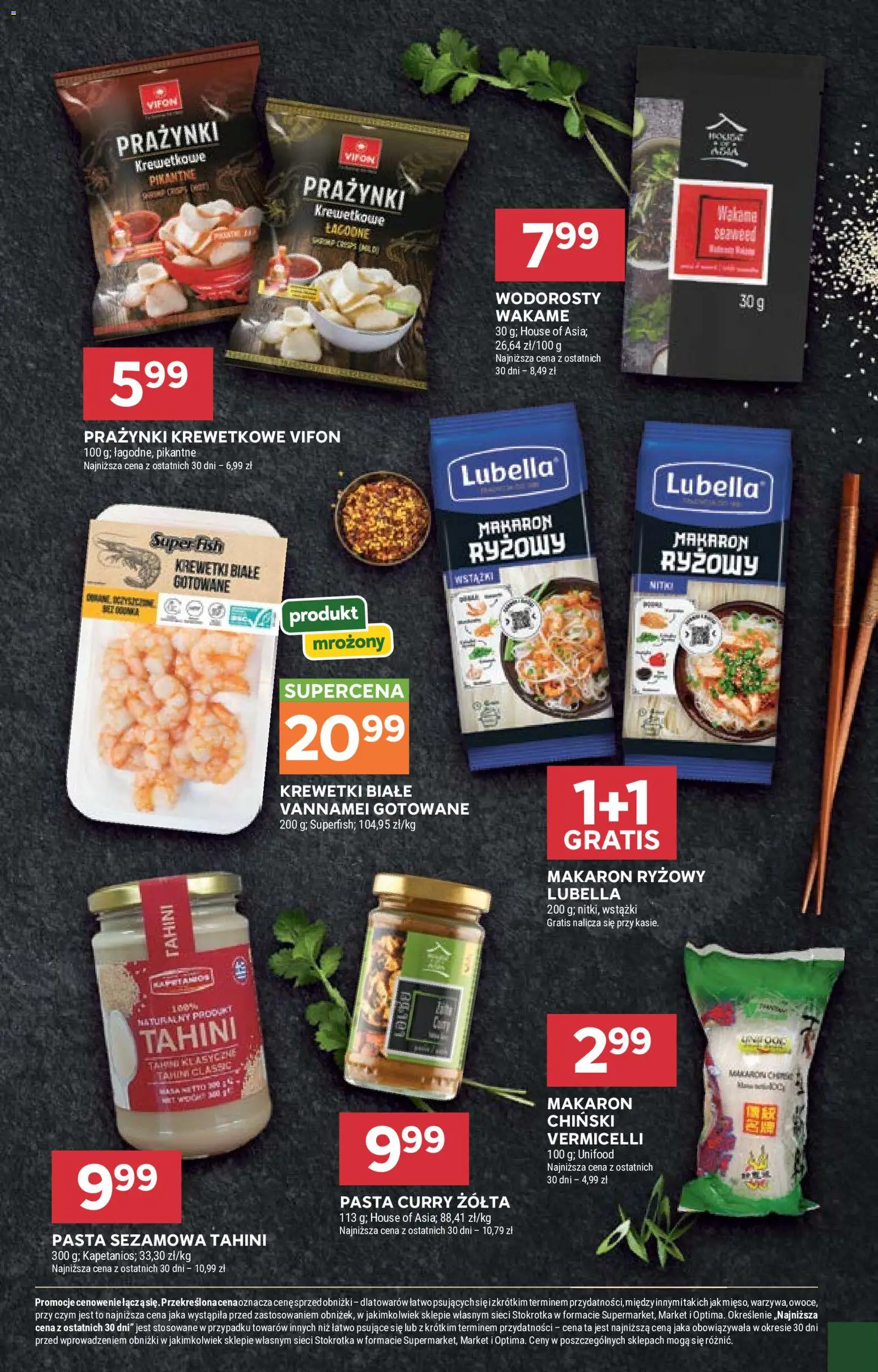 Stokrotka gazetka od 03.09.2026 | Strona: 39 | Produkty: Krewetki, Makaron ryżowy, Krewetki białe, Pasta curry