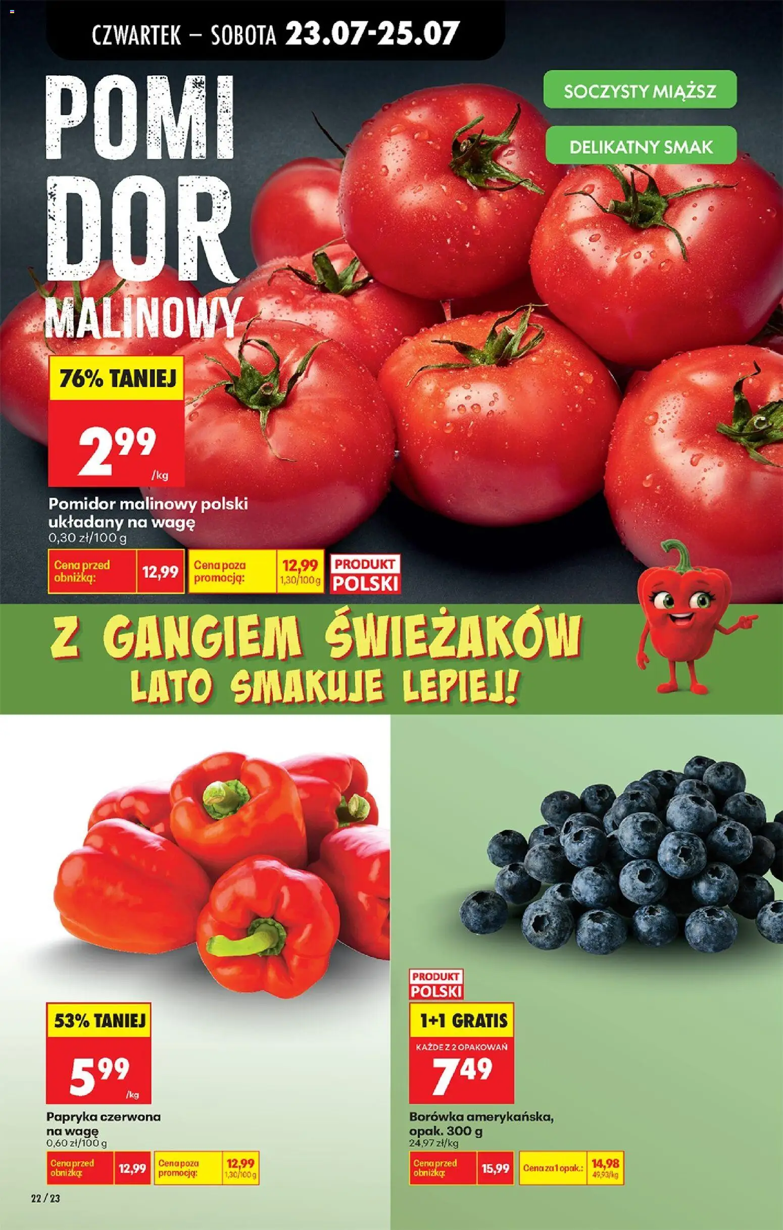 Biedronka Polsko leták - Codziennie niskie ceny od 23.07.2026 | Strana: 38
