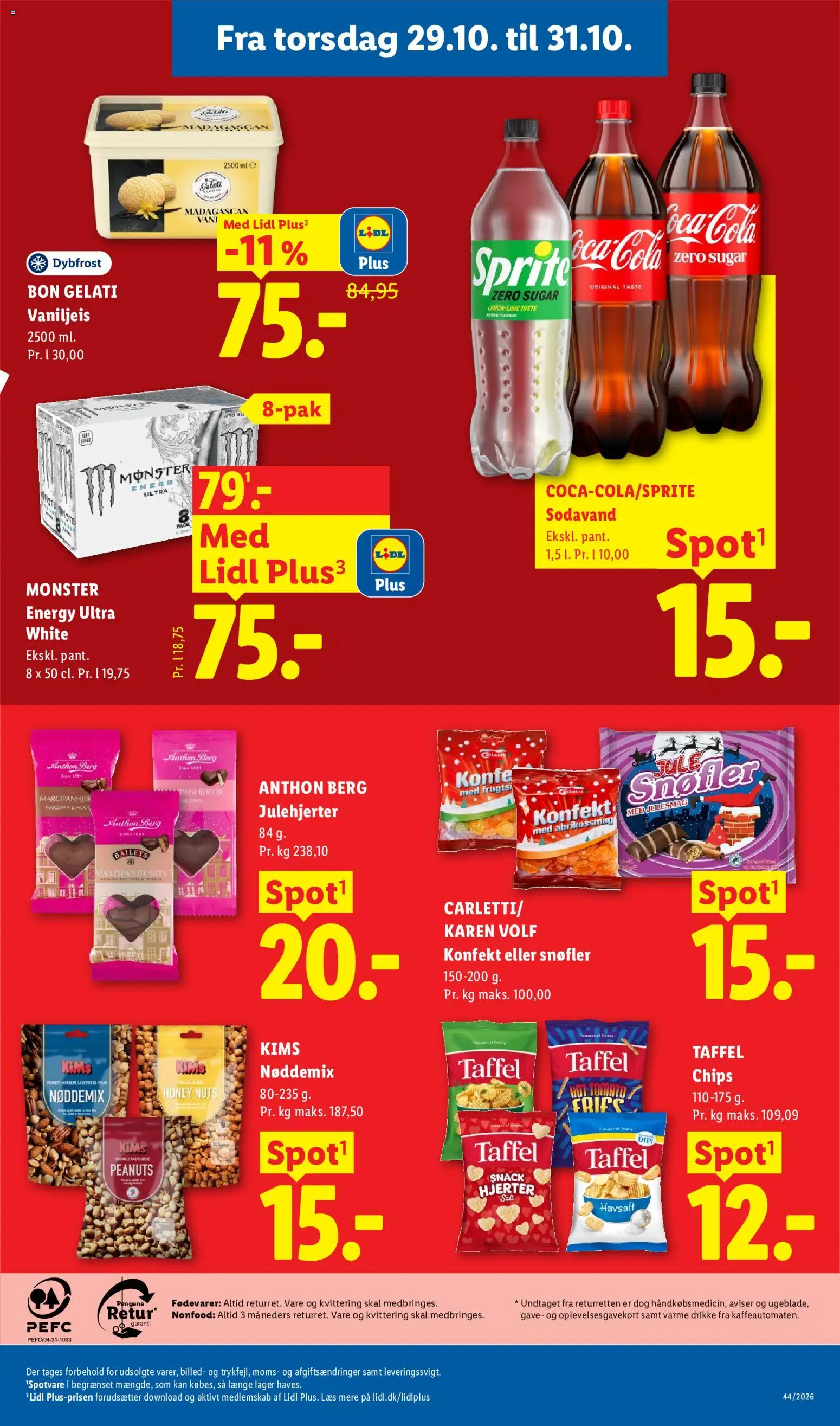 Lidl tilbudsavis – gyldig fra 25/10/2026 | Side: 5 | Produkter: Baileys, Chips, Peanuts, Salt