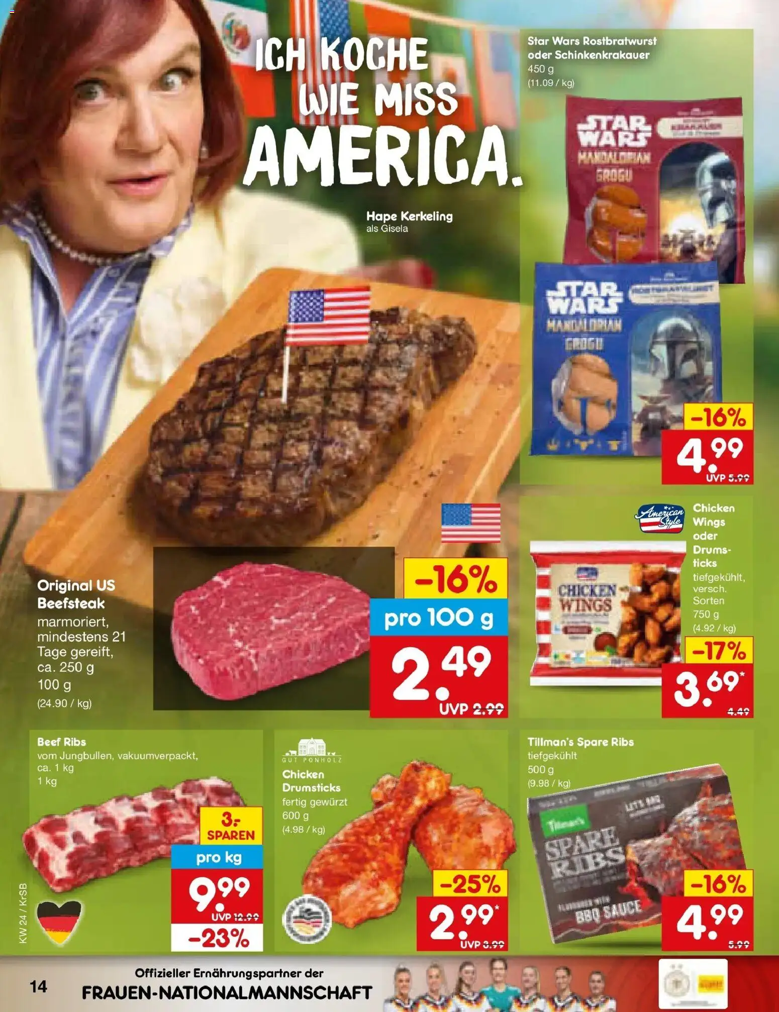 Netto Marken-Discount Prospekt Jüchen – gültig ab 08.06.2026 | Seite: 22 | Produkte: Spare ribs