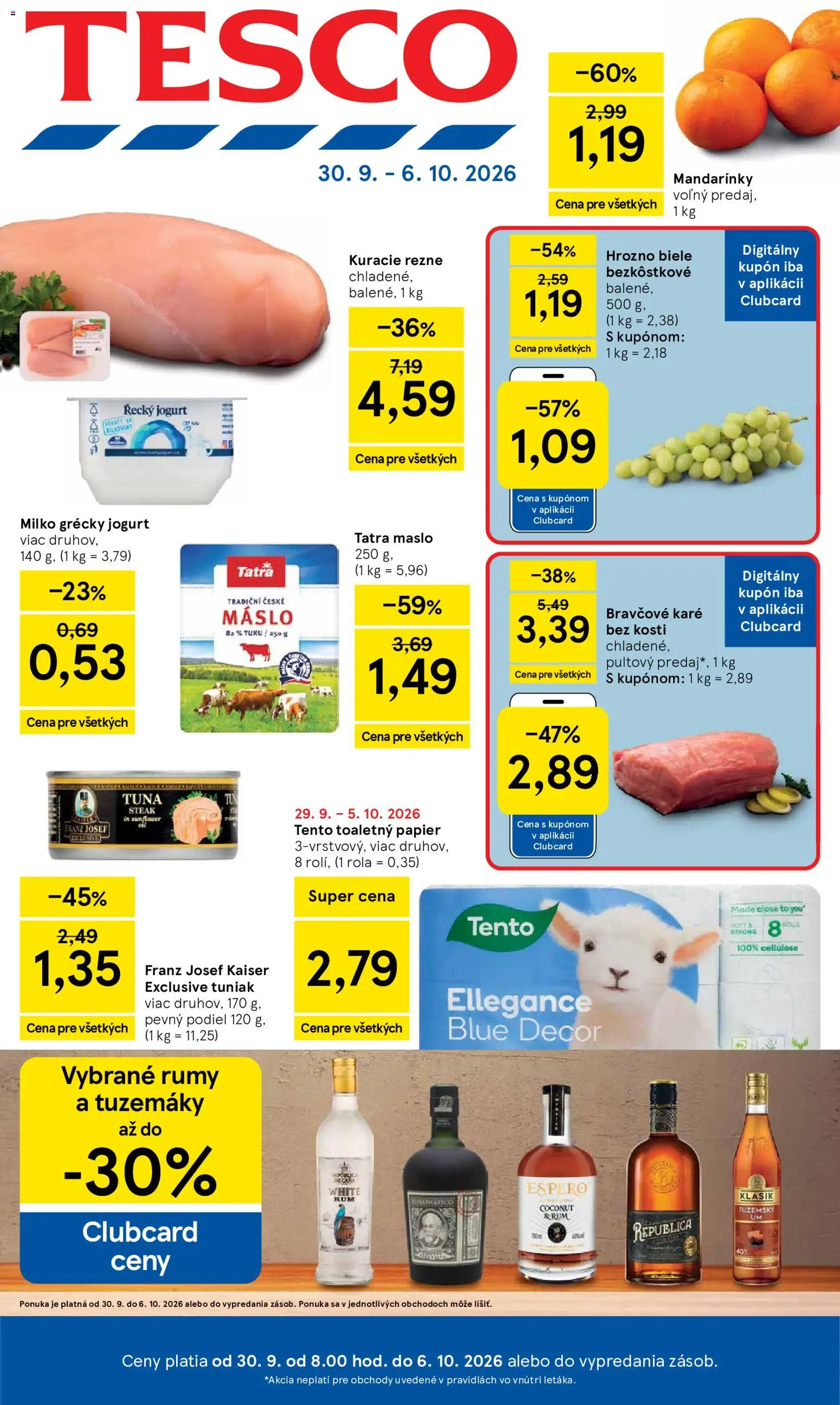 Nové Tesco akcie – leták je platný od 30.09.2026 | Strana: 1