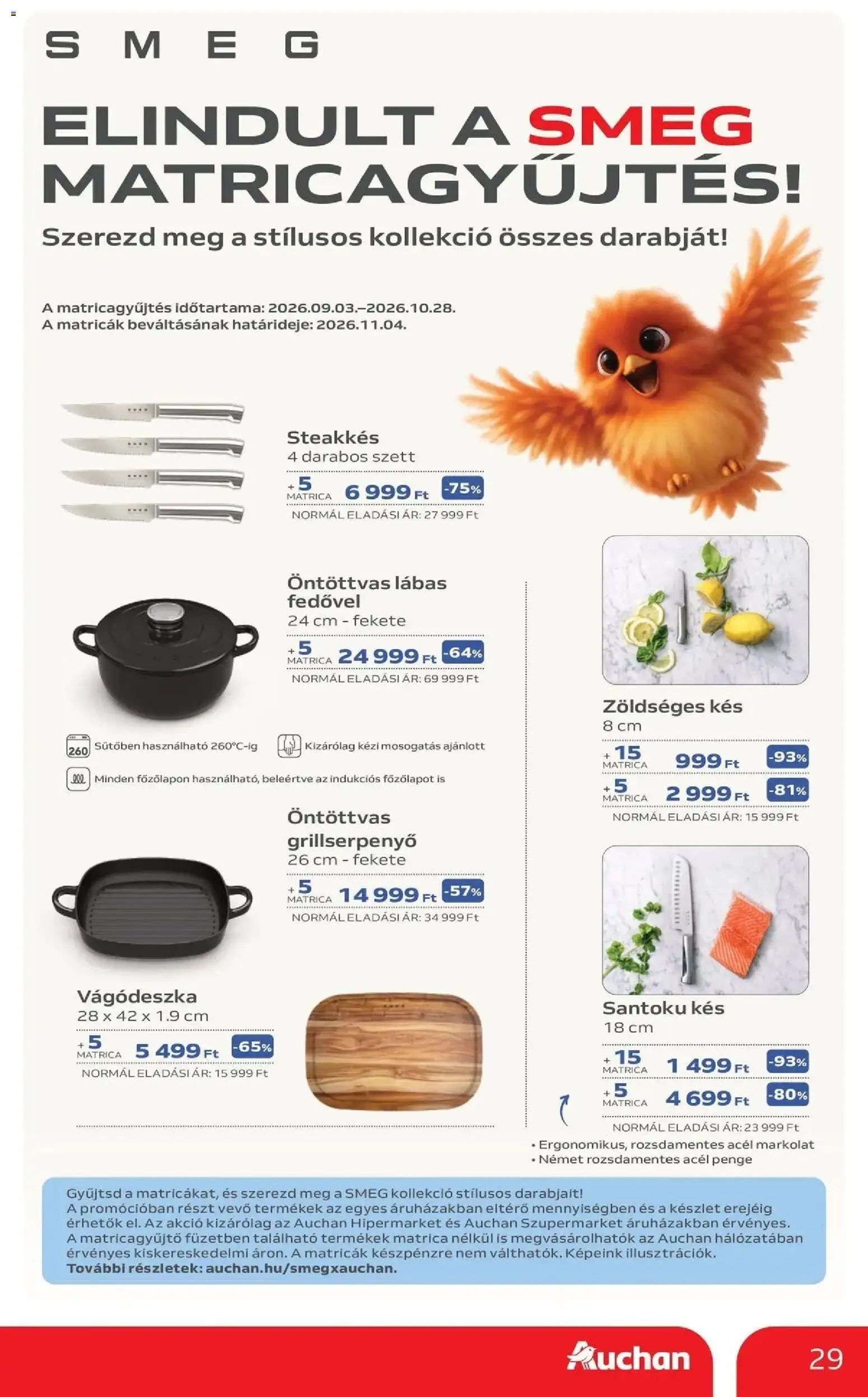 Auchan akciós újság - 2026.10.29. -tól/töl > akció, lapozható szórólap 🛍️ | Oldal: 29