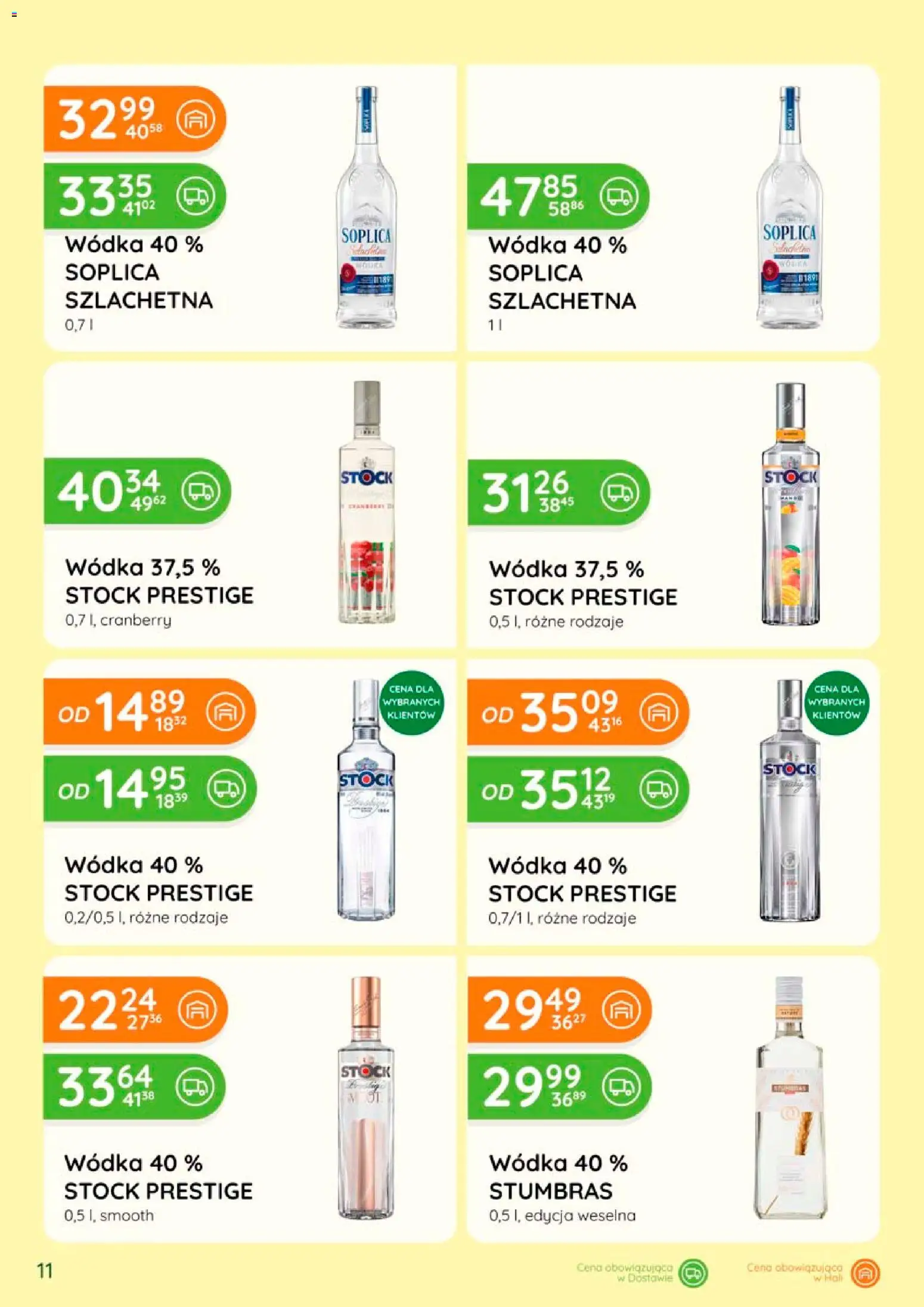 Eurocash gazetka - Katalog Alkoholowy od 01.07.2026 | Strona: 11 | Produkty: Soplica wódka, Wódka