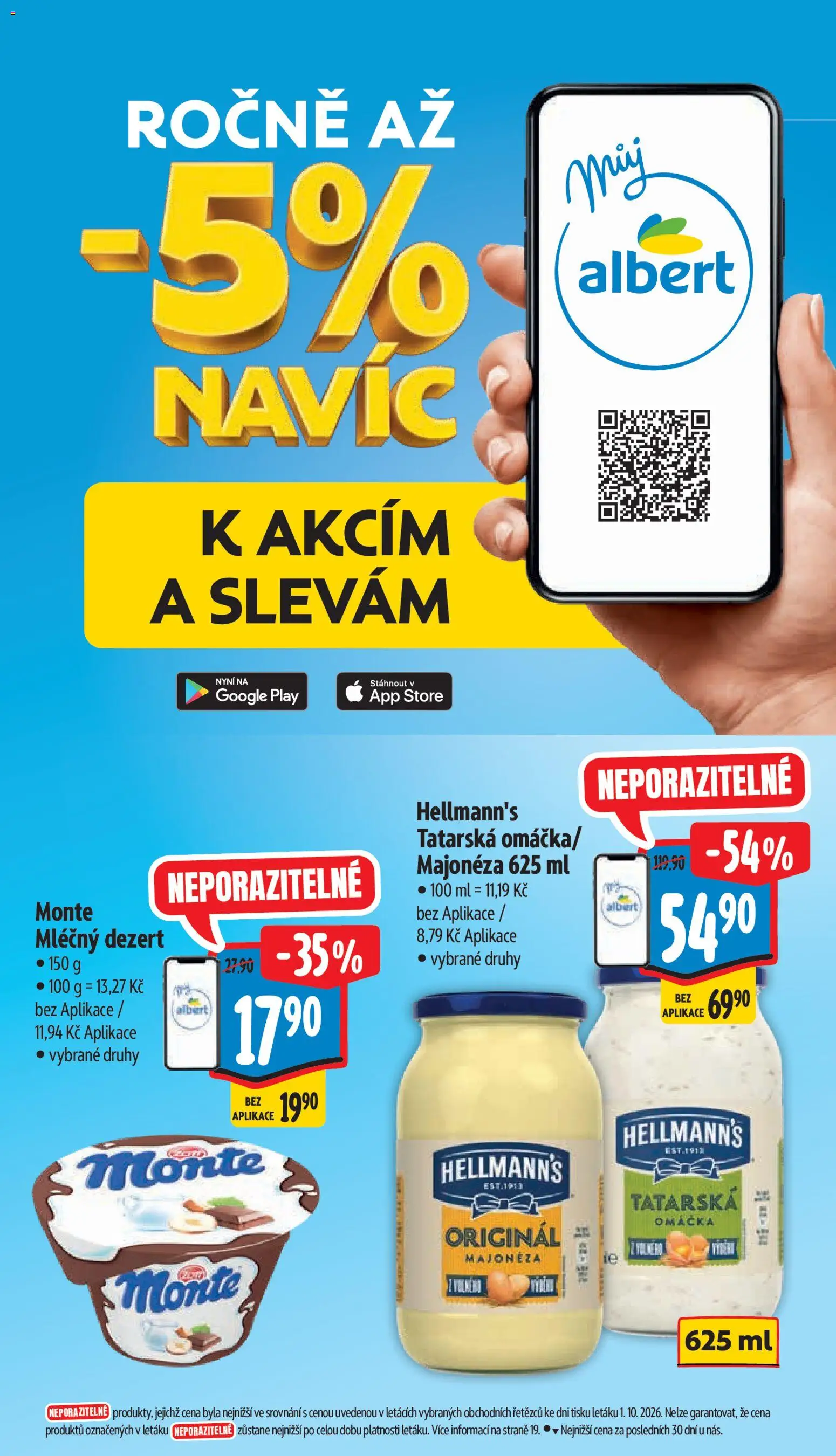 Albert leták - Supermarket Frenštát pod Radhoštěm od 07.10.2026 | Strana: 12 | Produkty: Hellmann's, Majonéza, Dezert