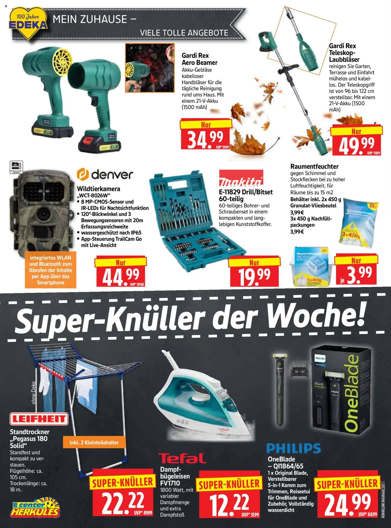 HERKULES Prospekt – gültig ab 28.09.2026 | Seite: 22 | Produkte: Philips, Bügeleisen, Smartphone, Beamer