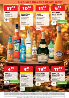 Pogląd oferty "Stokrotka gazetka - Oferta alkoholowa" - ważna od 03.09.2026 | Strona: 9 | Produkty: Alkohole, Miód, Słony karmel, Miód pitny