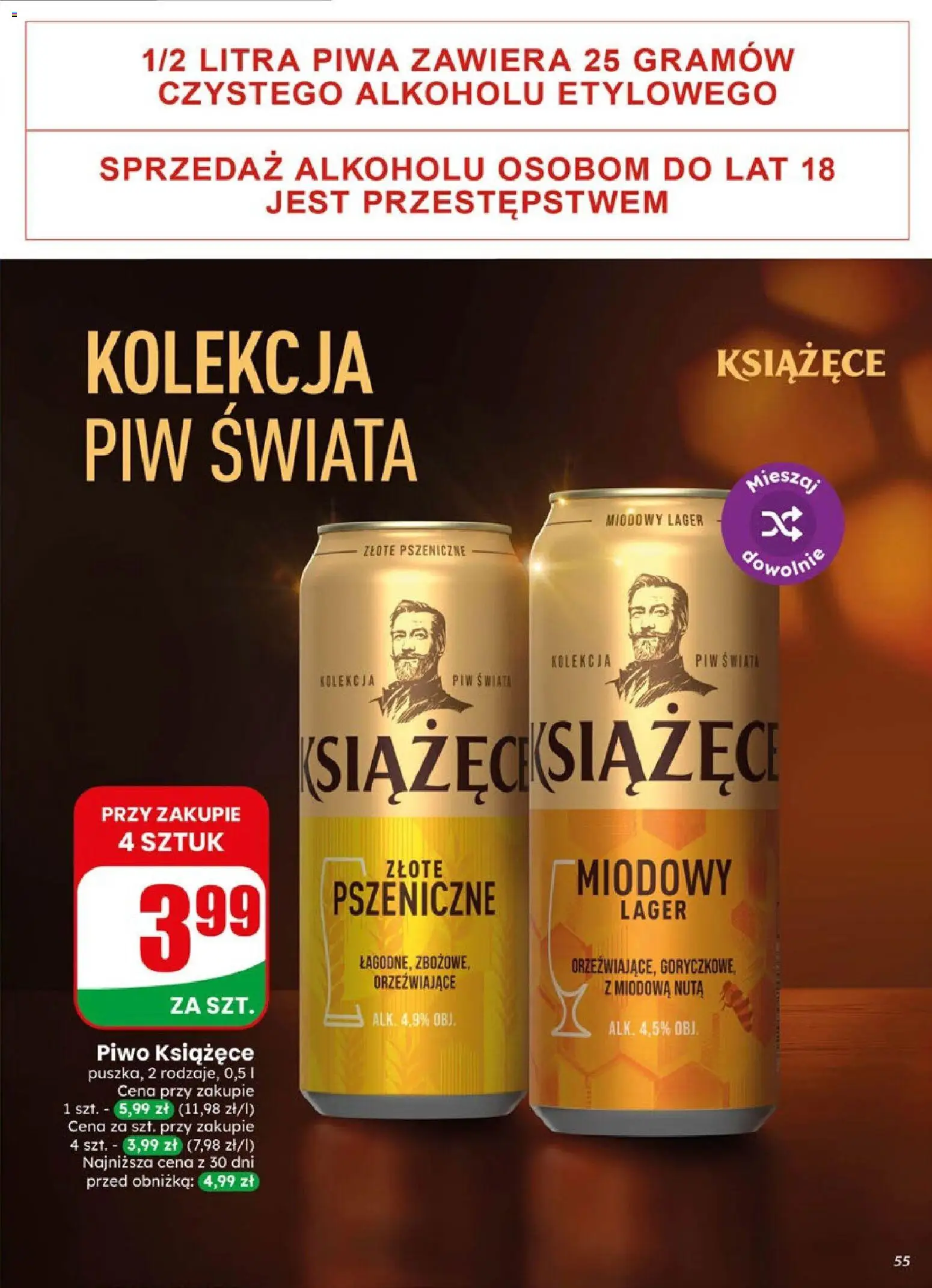 Dino gazetka od 06.05.2026 | Strona: 55 | Produkty: Piwo