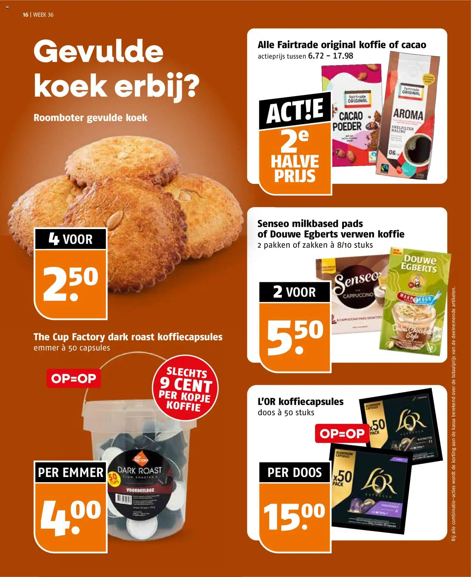 {H1} | Pagina: 16 | Producten: Koffiecapsules, Cacao, Capsules, Roomboter