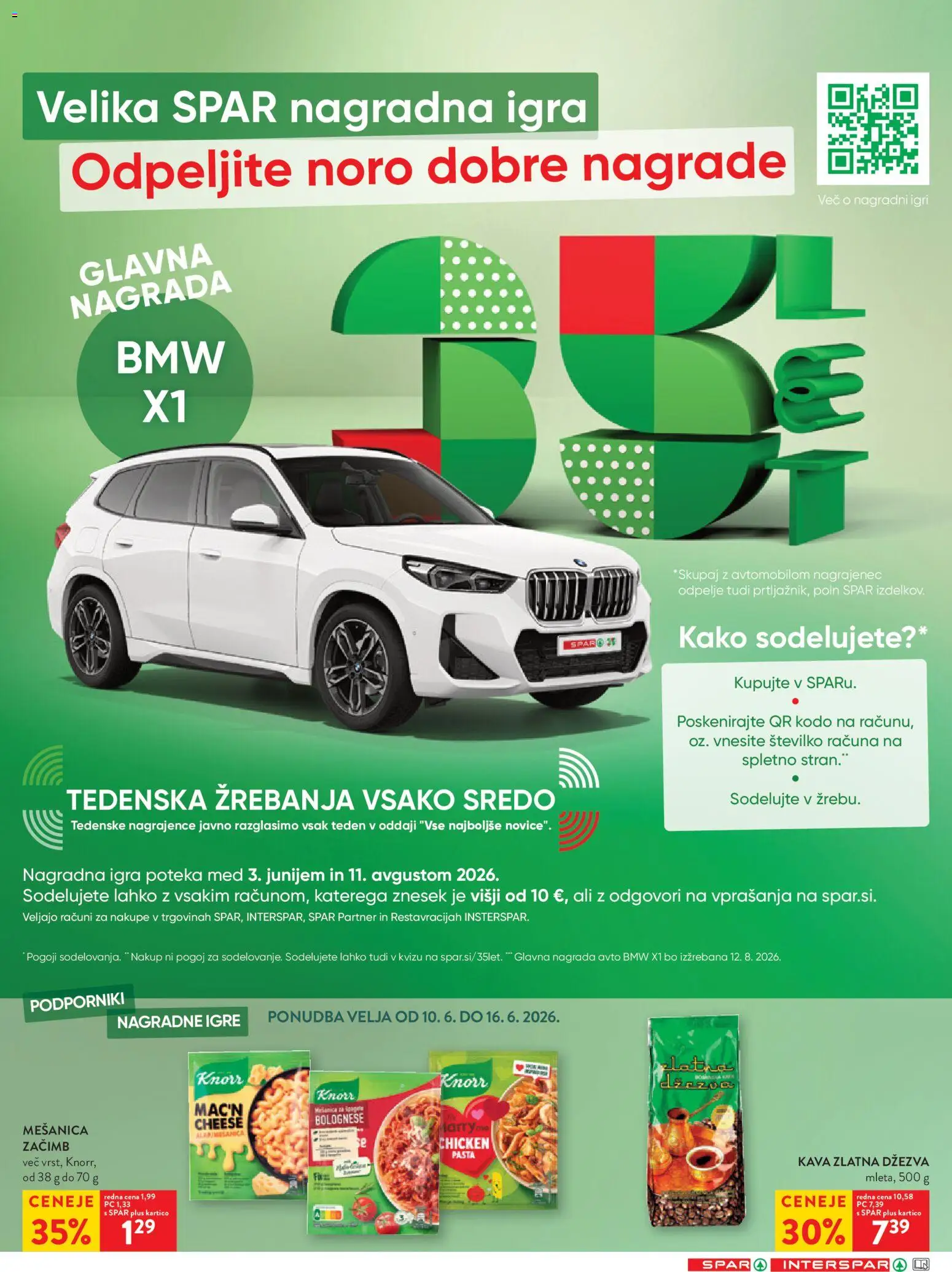 Novi Spar katalog ponudbe – veljaven od 10.06.2026 | Stran: 13 | Izdelki: Igra, Kava