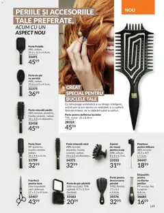 Ofertele Avon valabile de la 01.06.2026 | Pagină: 151 | Produse: Perie de păr, Pieptene, Perie