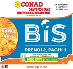 Anteprima del volantino Conad volantino Casorate Primo valido a partire dal 07/10/2026