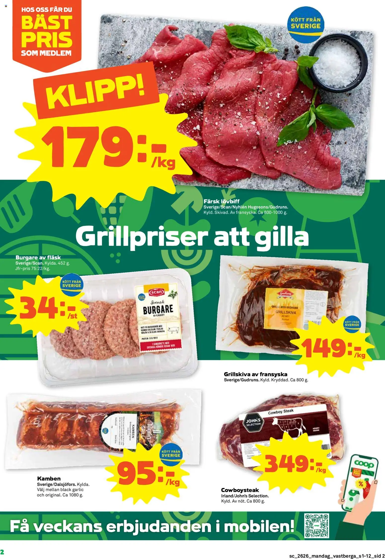Coop Forum reklamblad aktuell från 22/06/2026 | Sida: 2